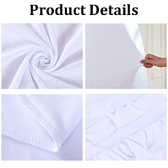 Cloth D-shaped Arch Backdrop Cover for Birthday Party Wedding Baby Shower Decorations&nbsp;DIY-WH20079-043A
