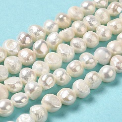 Natural Cultured Freshwater Pearl Beads Strands&nbsp;PEAR-E017-18