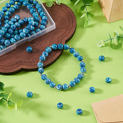 1 Strand Baking Paint Glass Beads Strands&nbsp;DGLA-TADJ0001-01A