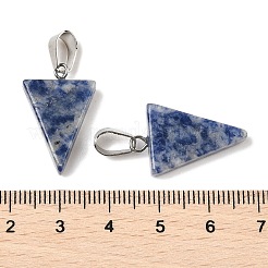 Natural Blue Spot Jasper Pendants&nbsp;G-B127-04P-04