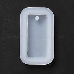 DIYペンダントシリコンモールド  樹脂型  UVレジン用  エポキシ樹脂ジュエリー作り  長方形  62.5x37x8.5mm&nbsp;SIMO-H009-08F