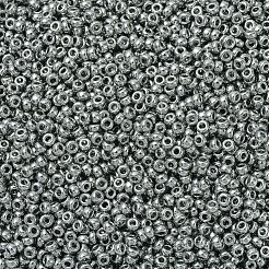 MIYUKIラウンドロカイユビーズ  日本製シードビーズ  11/0  （rr194)パラジウムメッキ  2x1.3mm  穴：0.8mm  約1100PCS /ボトル  10 G /ボトル&nbsp;SEED-JP0008-RR0194