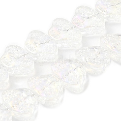 Transparent Electroplate Glass Beads Strands&nbsp;EGLA-F158-AB02-A