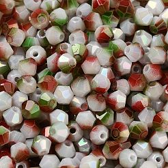 Two Tone Baking Paint Glass Seed Beads&nbsp;SEED-C004-03G