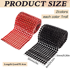 プラスチックコーンネイルヘッドトリム  ミックスカラー  914.4x101x6.5mm&nbsp;AJEW-WH0518-59