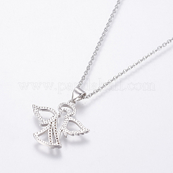 304 Stainless Steel Chain Necklaces&nbsp;NJEW-O108-43P