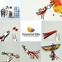 Iron Swivel Clasps with Key Rings&nbsp;IFIN-PH0023-12P
