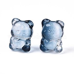 Baking Paint Transparent Glass Beads&nbsp;DGLA-N018-02A