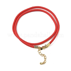 Nylon Milan Cord Necklace Making&nbsp;MAK-M028-01G-22