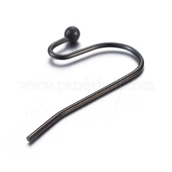 Stainless Steel Earring Hooks Ion Plating(IP)&nbsp;X-STAS-L211-14-B