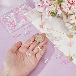 60Pcs 3 Colors Resin Clip-on Earring Findings&nbsp;FIND-PH0026-54