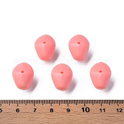 不透明なアクリルビーズ  ナゲット  ライトコーラル  12.5x18x13mm  穴：1.6mm  約360個/500g&nbsp;MACR-S373-146-A08