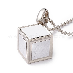 Sublimation Blank Aluminum Pendant Necklace&nbsp;LS-NJEW-E020-04P