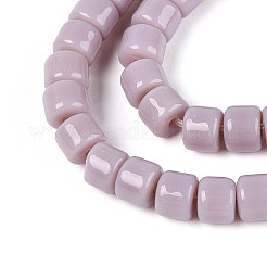 Opaque Solid Color Glass Beads Strands&nbsp;GLAA-N065-4x4mm-C06
