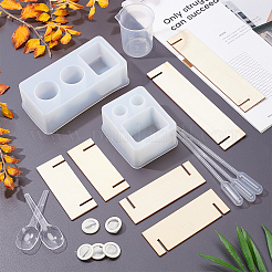 DIY Toothbrush Holder Silicone Molds Kits&nbsp;DIY-OC0003-32