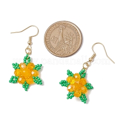 Natural Malaysia Jade Dangle Earrings&nbsp;EJEW-MZ00258-02