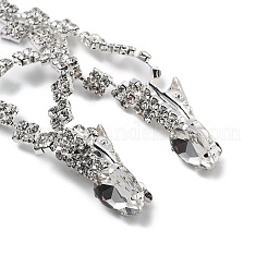 Alloy Rhinestone Hair Chain&nbsp;LS-OHAR-M044-02B-S