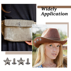 200 Bags Zinc Alloy Decorative Rivets&nbsp;FIND-FH0017-89