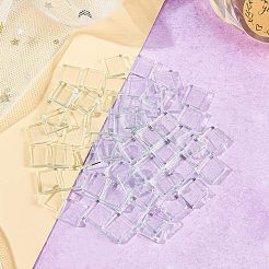 Transparent Glass Cabochons&nbsp;GLAA-FG0001-01