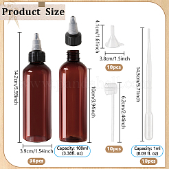 36Pcs Plastic Squeeze Bottles&nbsp;AJEW-WA0003-54