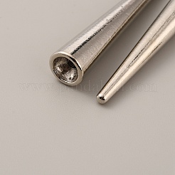 パンク合金リベットスタッドピラミッドスパイク  DIYデコレーションレザークラフト用  プラチナ  54x9mm&nbsp;LS-FIND-WH0120-31B