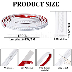 PVC Self-Adhesive Flexible Molding Trim&nbsp;DIY-WH20007-57B