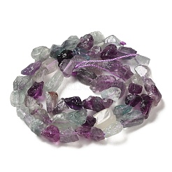 Raw Rough Natural Fluorite Beads Strands&nbsp;G-I283-G02-01