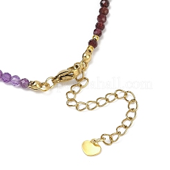 Chakra Natural Mixed Gemstone Chips Beaded Bracelets for Women&nbsp;BJEW-JB11631-02