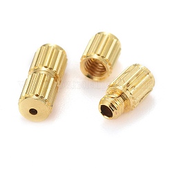 Brass Screw Clasps&nbsp;KK-E368-G