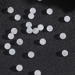 120Pcs Round Natural White Jade Beads&nbsp;G-PA0001-07A