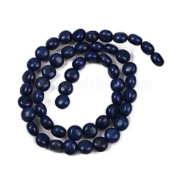 Synthetic Howlite Imitation Lapis Lazuli Beads&nbsp;G-S393-12A-8mm