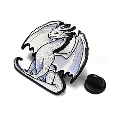 Dragon Black Enamel Pins&nbsp;JEWB-K040-06EB
