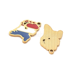 304 Stainless Steel Enamel Pendants&nbsp;SA-CBA7876-38G-07