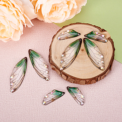 Transparent Resin Crystal AB Rhinestone Pendants Set&nbsp;RESI-TAC0002-47B