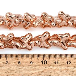 電気メッキガラスビーズセット  蝶  ミックスカラー  10x14.5x5.5mm  穴：1mm  約54個/連  14.96''（38センチメートル）&nbsp;EGLA-H109-06