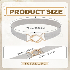 1Pc Polyester Elastic Corset Belts with Alloy Ring Buckle&nbsp;AJEW-LP0007-41A