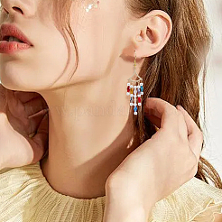 電気メッキガラスビーズ400個2袋  双円錐形  多面カット  ミックスカラー  6.5x3.5mm  穴：0.9mm  200個/袋&nbsp;GLAA-SC0003-36B