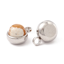 Natural Picture Jasper Charms&nbsp;G-K325-01P-06