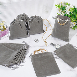 30Pcs Rectangle Velvet Drawstring Pouches&nbsp;TP-NB0001-61C