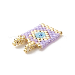Handmade MIYUKI Japanese Seed Loom Pattern Seed Beads&nbsp;PALLOY-MZ00097