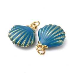 Brass Enamel Pendants&nbsp;KK-S525-09G-B