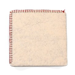 刺繍コーナーブックマーク  個性的手刺繍のしおり  フラワー フェルト トライアングル コーナー ページ マーカー  本を読むのが好きな先生向け  正方形  文字.d  95x95mm&nbsp;JX510D