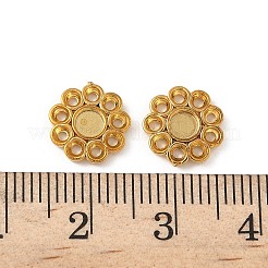 304 Stainless Steel Cabochon Settings&nbsp;STAS-Z144-08G