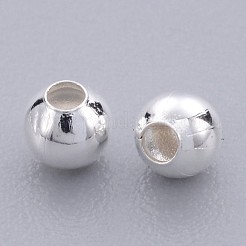 Brass Smooth Round Beads&nbsp;X-EC400-2S