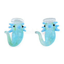 Handmade Bumpy Lampwork Beads&nbsp;LAMP-N029-022A