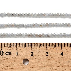天然アンジェライトビーズ連売り  多面カットラウンド  2~2.5mm  穴：0.5mm  約205個/連  15.24''（38.7センチメートル）&nbsp;G-RM2025-16-2mm