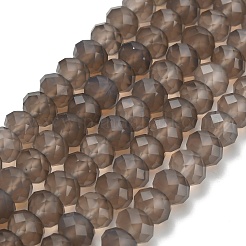 Natural Grey Agate Beads Strands&nbsp;G-Z111-A09