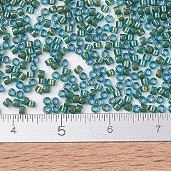 MIYUKIデリカビーズ  シリンダー  日本製シードビーズ  11/0  （染められたトウヒの中のdb2381)  1.3x1.6mm  穴：0.8mm  約2000PCS /ボトル  10 G /ボトル&nbsp;SEED-JP0008-DB2381