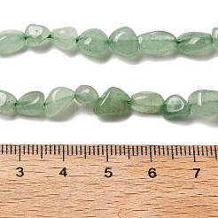 Natural Green Aventurine Nuggets Beads Strands&nbsp;G-L154-10-01