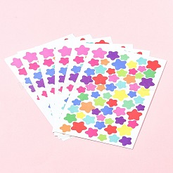 星柄DIYペーパー絵ステッカー4袋  スター  15x9.4cm  約6個/袋&nbsp;AJEW-FS0001-16